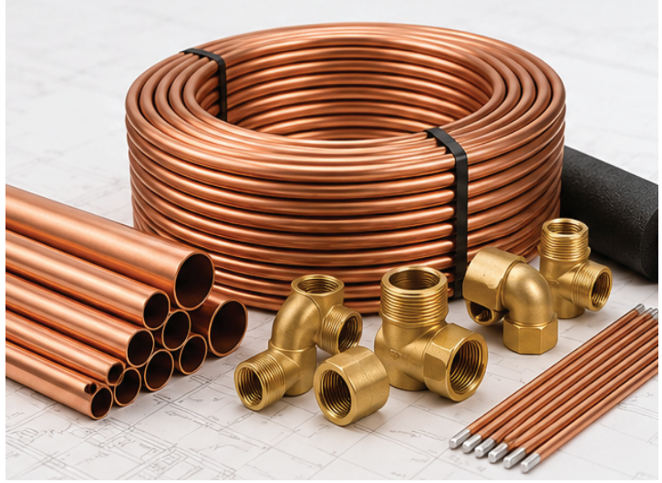 Copper Coils, Tubes & Fittings